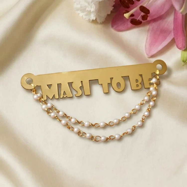 Baby Shower Party Badge